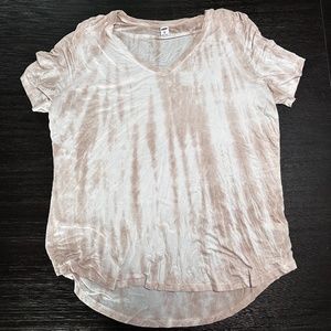 OLD NAVY WOMEN LUXE V NECK T SHIRT TIE DYE